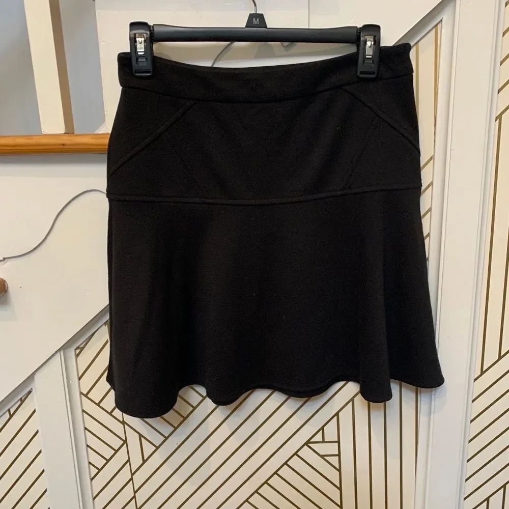laundry by shelli segal black mini skirt
